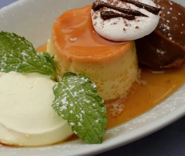 Flan de coco